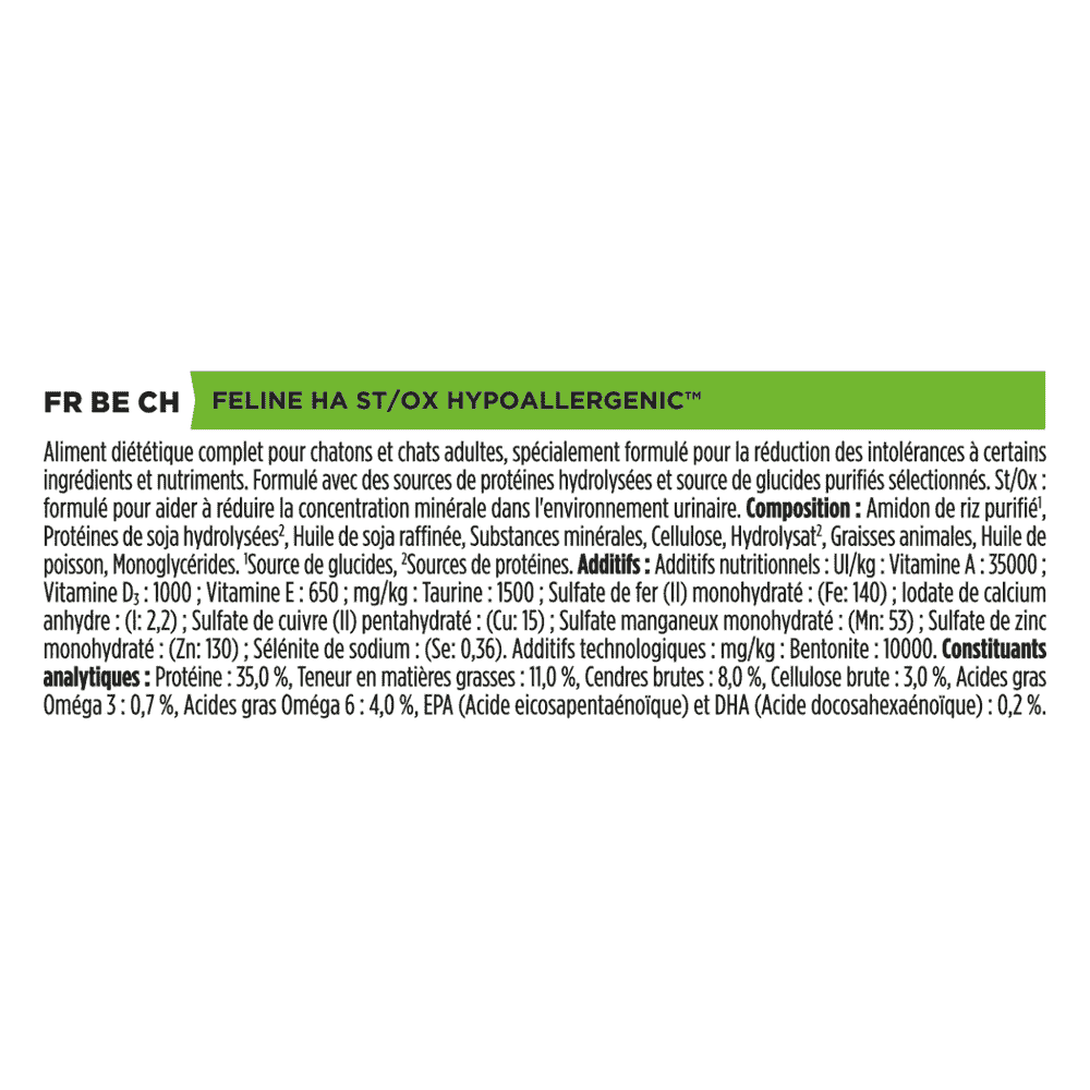 FELINE HA St/Ox Hypoallergenic