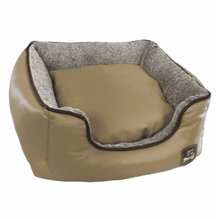 Hunde- & Katzenbett Leoni beige