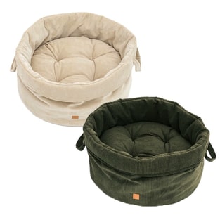 Louis Cord dog basket