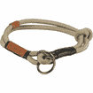 BE NORDIC Zug-Stopp-Halsband sand/ schwarz