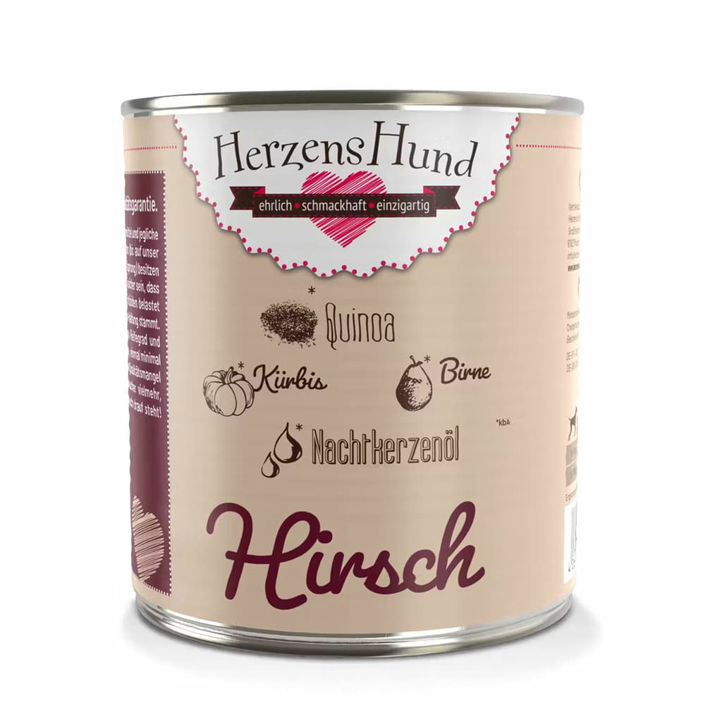 Hirsch - Cerf avec légumes bio