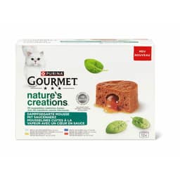 Nature's creations - dampfgegarte Mousse mit Saucenherz