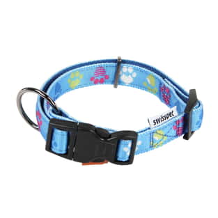 Halsband & Führleine Paws & Love, hellblau