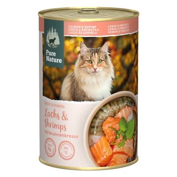Cat Adult Saumon & Crevettes au cresson de fontaine
