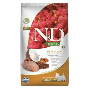 Canine Adult Mini Quinoa Skin &amp; Coat Quail, coconut