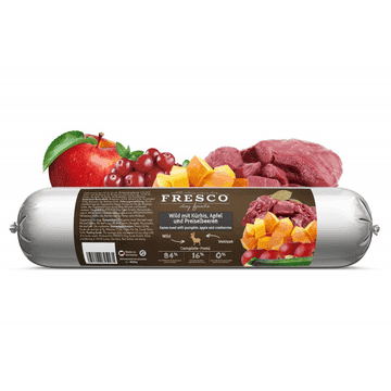 BARF Wurst Complete-Menü Wild mit Kürbis