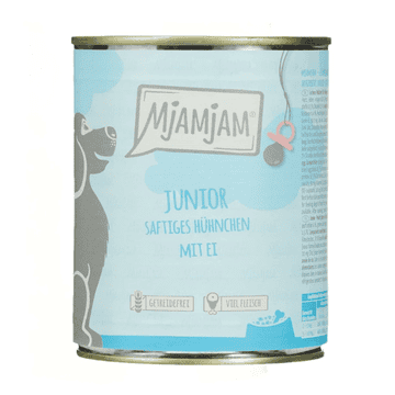 Dog Junior - Saftiges Hühnchen mit Ei