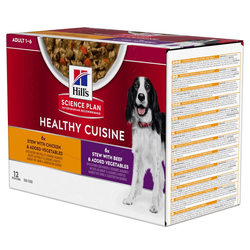 HEALTHY CUISINE Adult Ragout für Hunde mit Huhn, Rind und Gemüse