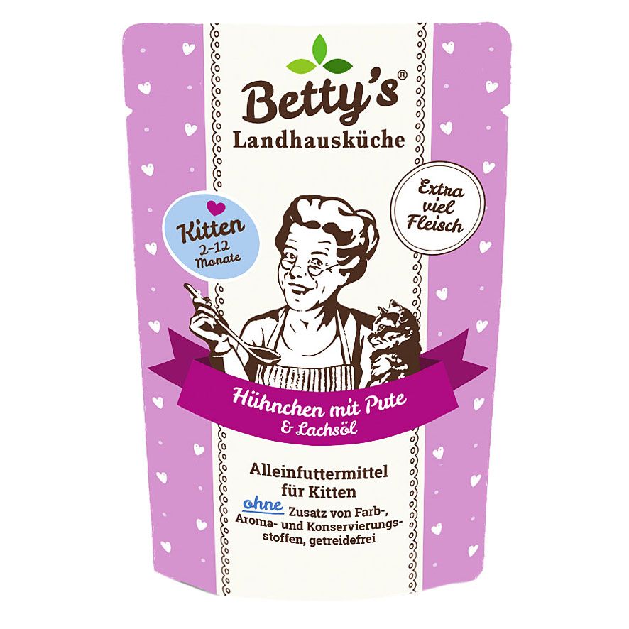 Kitten Hühnchen mit Pute & Lachsöl