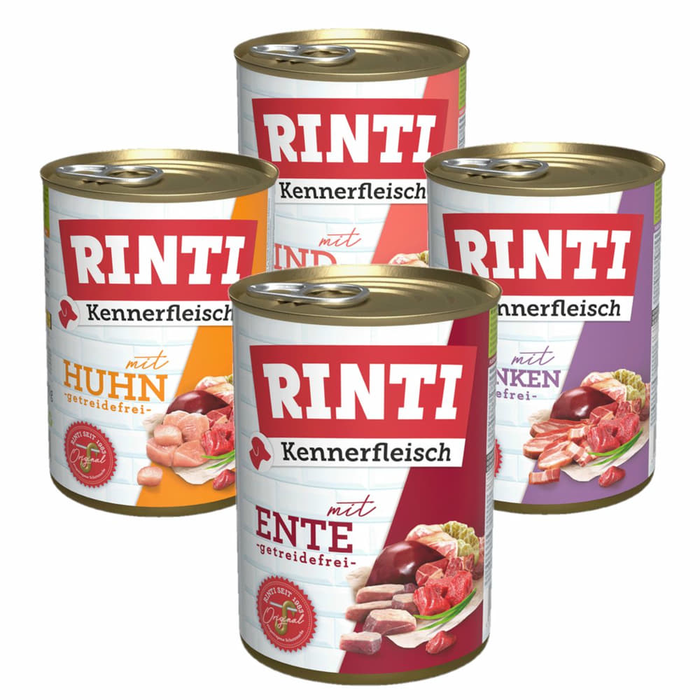 Rinti Hondenvoer kennervlees met zeevis 6x400g