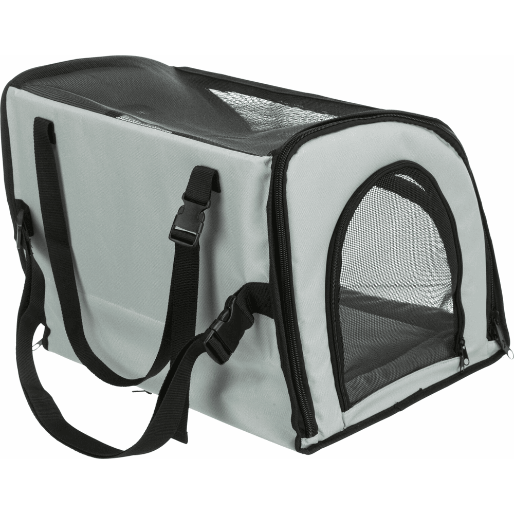 Dog car seat with net