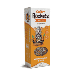 Sticks Small Rodents With Vegetables & Nuts