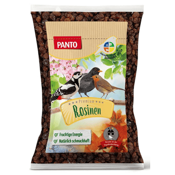 Raisins secs pour les oiseaux sauvages