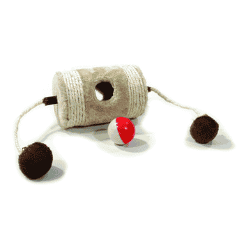 Jeu en sisal avec balle
