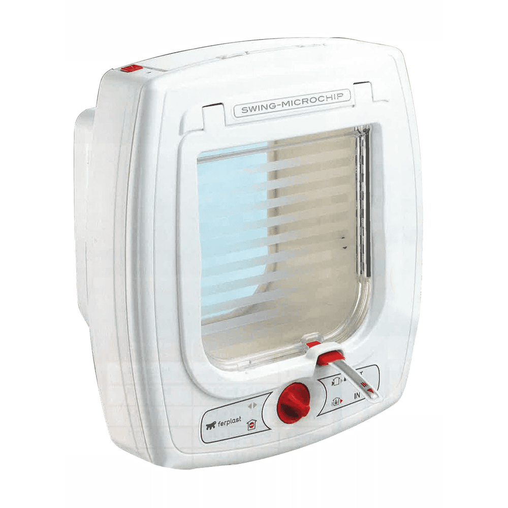Ferplast Katzentüre Swing Microchip weiss