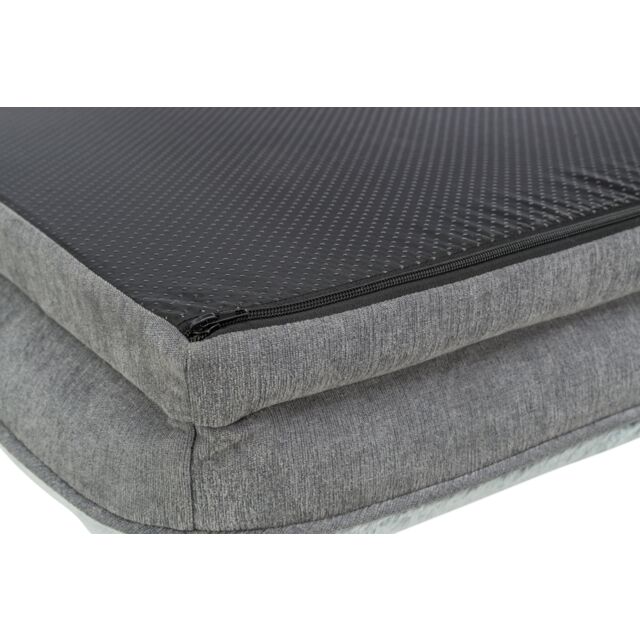 Vital bed Lino angular, gray/light gray