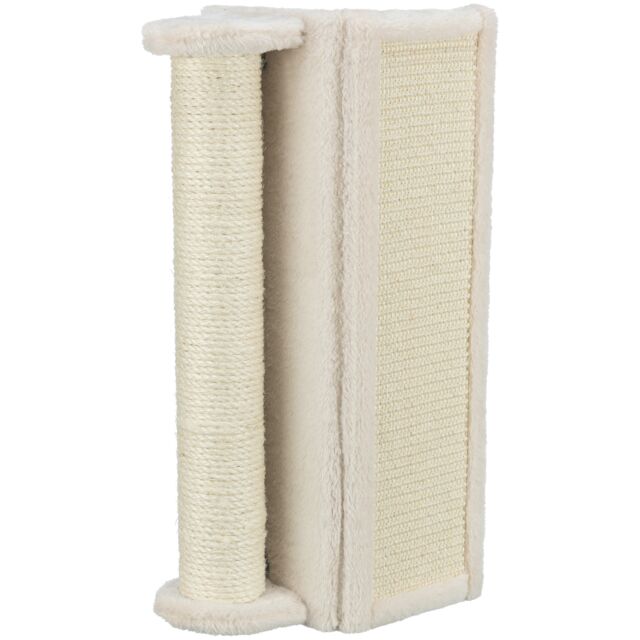 Scratching board for corners with trunk