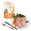 Saftiges Huhn an leckeren Möhrchen mit Katzenminze