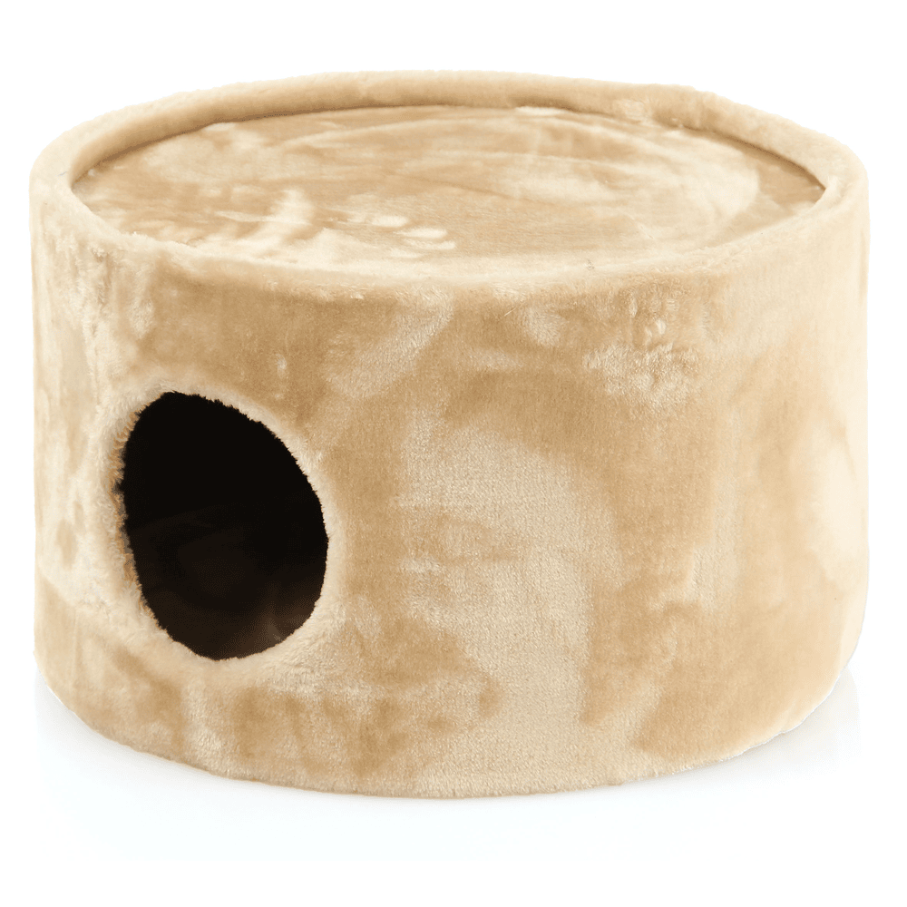 Condo round, 1-hole, 43 x 26 cm, beige
