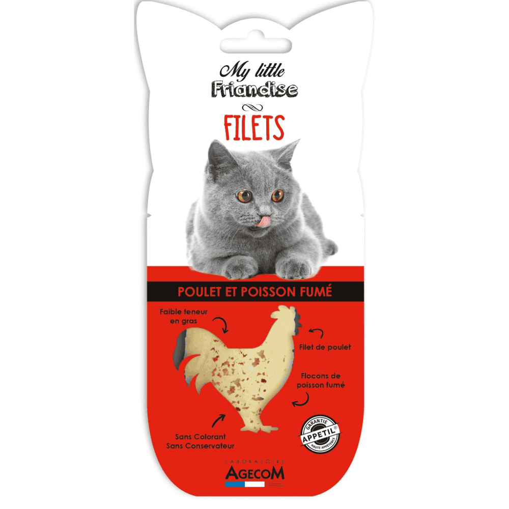 Huhn und geräucherter Fisch