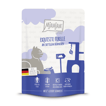 Exquisite Forelle an saftigem Hühnchen