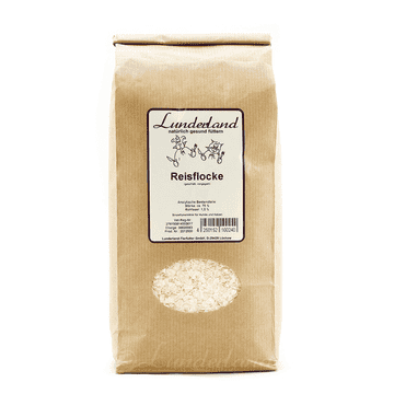 Flocons de riz aux céréales précuits, pelés