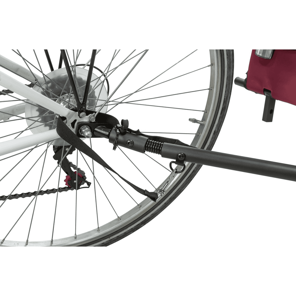 Remorque de vélo gris/rouge