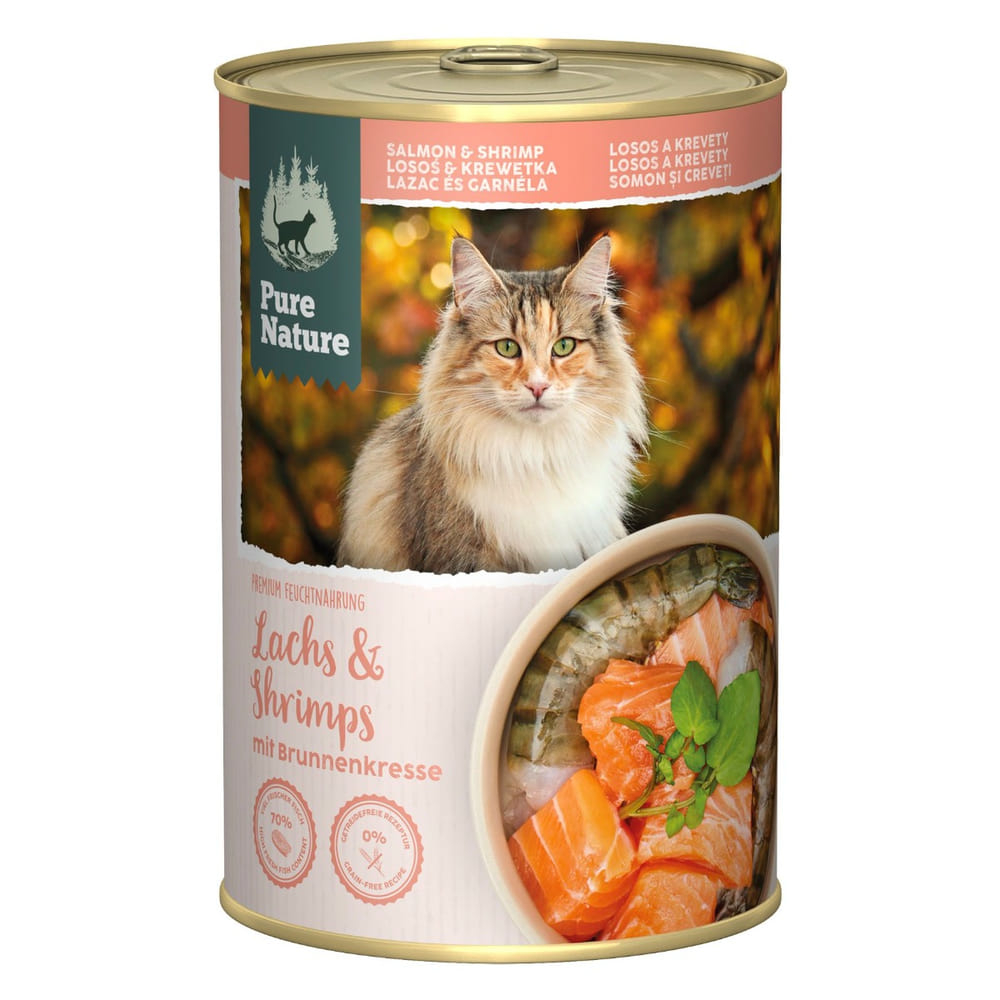 Cat Adult Saumon & Crevettes au cresson de fontaine
