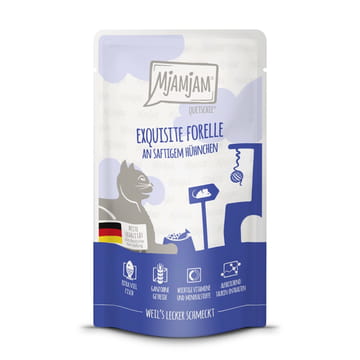 Exquisite Forelle an saftigem Hühnchen