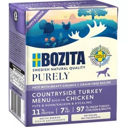 Dog NF Tetra Purely Puppy & Junior Paté, Pute