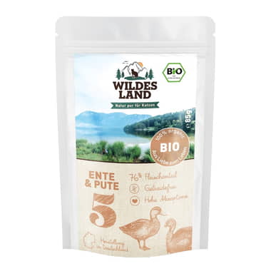 Feline Adult BIO canard et dinde avec canneberge - en sachets