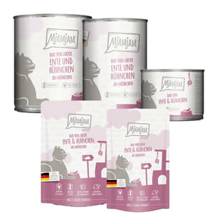 DUO von zarter Ente & saftigem Hühnchen an Möhrchen