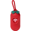 Strawberry poop bag dispenser set, 7 rolls