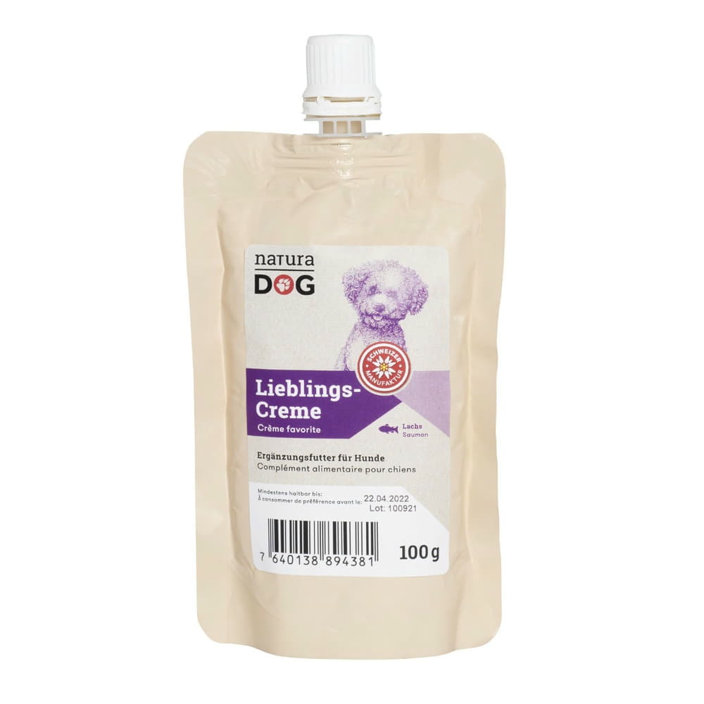 Lieblingscreme für Hunde