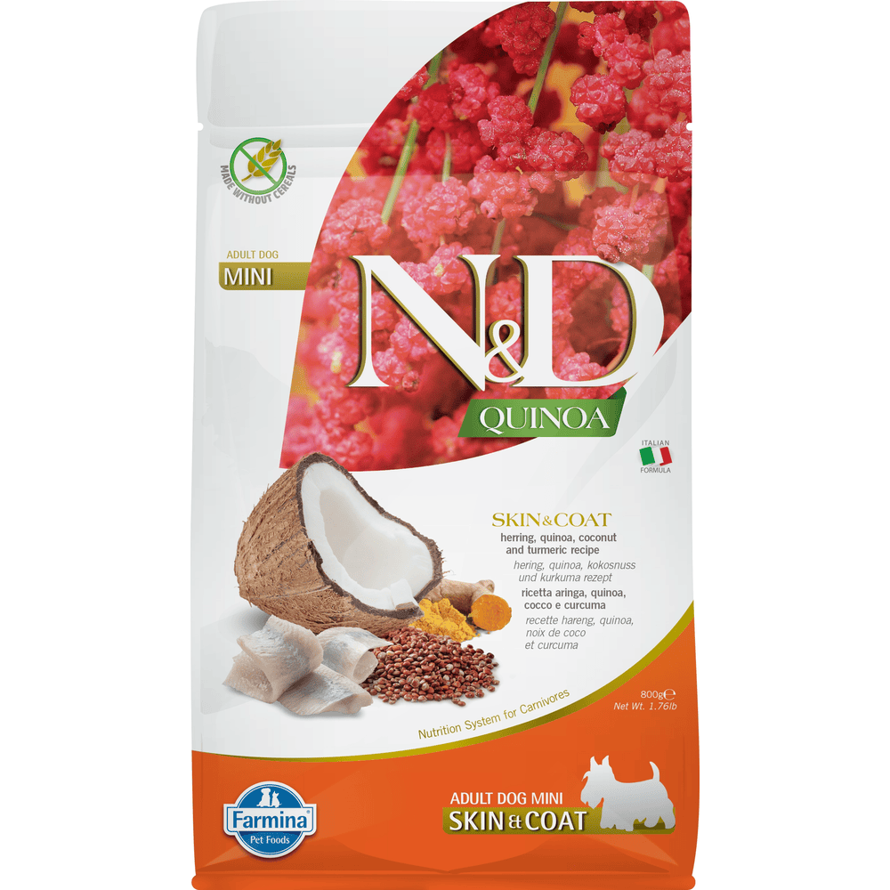 Canine Adult Mini Skin &amp; Coat Hareng &amp; Noix de coco