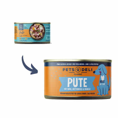 Adult Pute mit Hirse