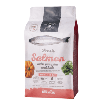 Adult Cat with Fresh Salmon Dry Food