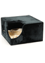 Chillout Box avec coussin 52 x 52 x 30cm, noir