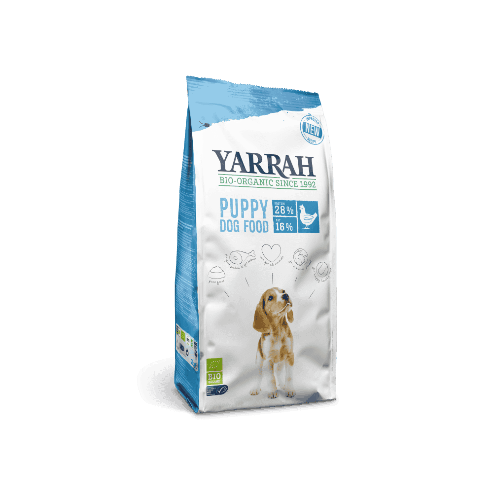 Croquettes biologiques pour chiot