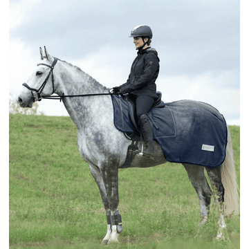 Couverture d'équitation anti-mouches Comfort - bleu