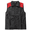 Gilet noir/rouge