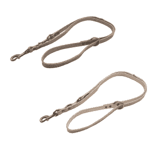 Laisse en cuir Vintage rivetée & cousue