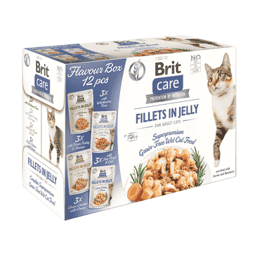 Care Cat Flavour box - Fillets in Jelly