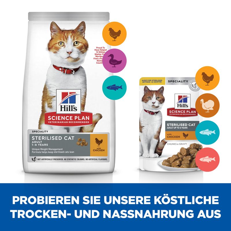 Feline Sterilised Cat Salmon - Frischebeutel