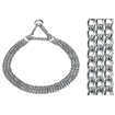 Collier en chaîne à 3 rangs avec arrêt de traction