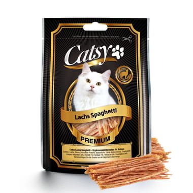 Catsy Lachs Spaghetti
