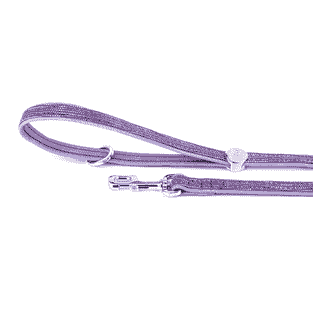 Saint Tropez Similpelle Hundeleine aus Kunstleder in violett