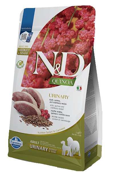 Canine Adult Medium/Maxi Quinoa Urinary Ente & Cranberry
