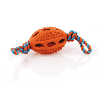 Go Dog Footballs with rope NON TOXIC-Line