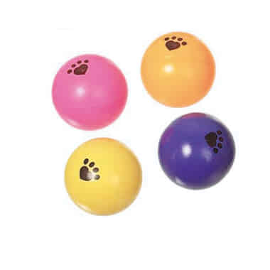 Katzenspielbälle Pfote assortiert
